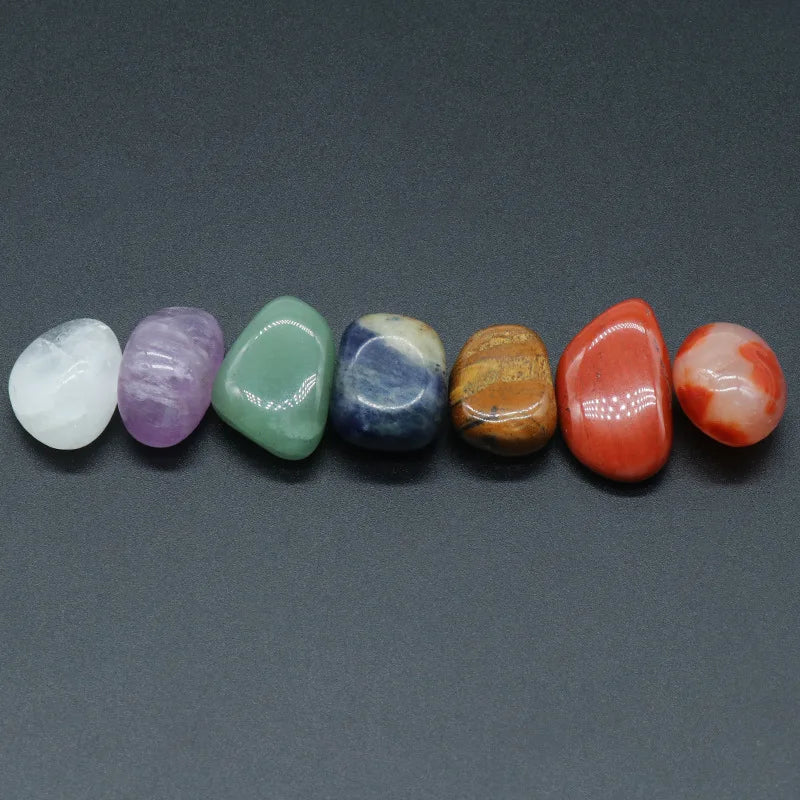 Metatrons Würfel-Orgonit-Halsketten-Set mit 7 Chakra-Kristallen