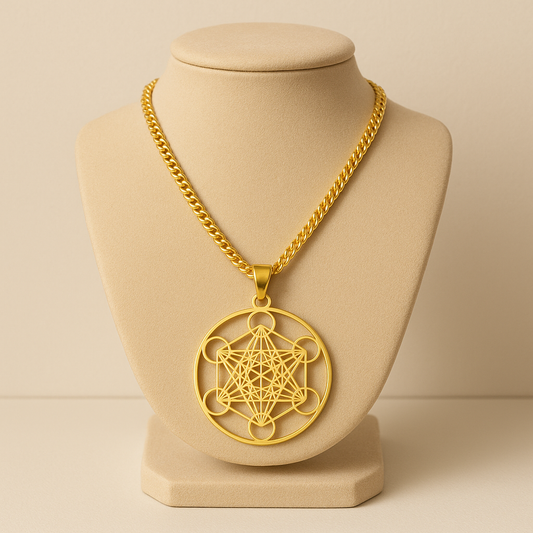 Metatron-Halskette aus Edelstahl