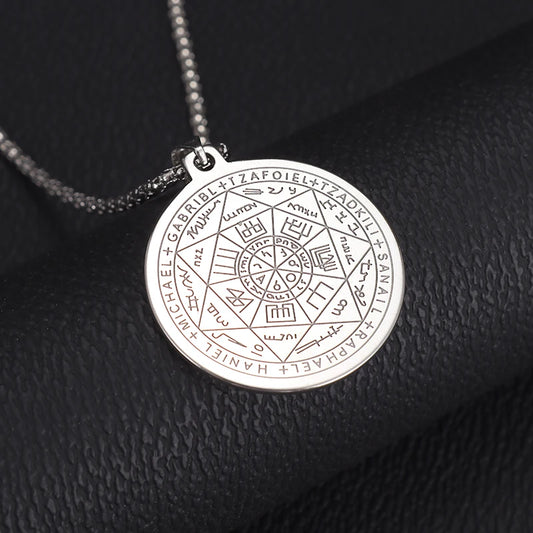 Amulett-Halskette mit den 7 Erzengeln Salomons – Ziehen Sie mit dem Gesetz der Anziehung Wohlstand, Schutz und Erfolge an!
